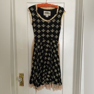 Effie's Heart Black and Cream Bumblebee Dress